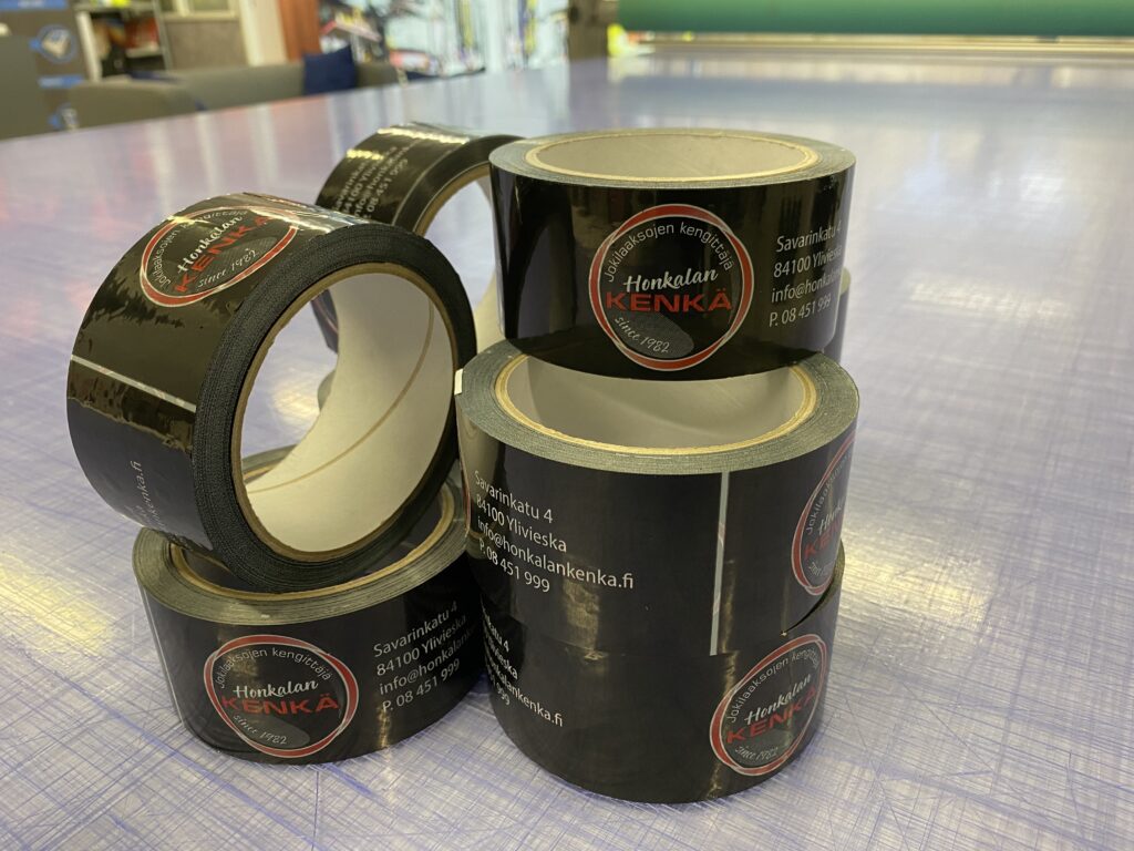 Henkalan Kenkä brändätty pakkausteippi
