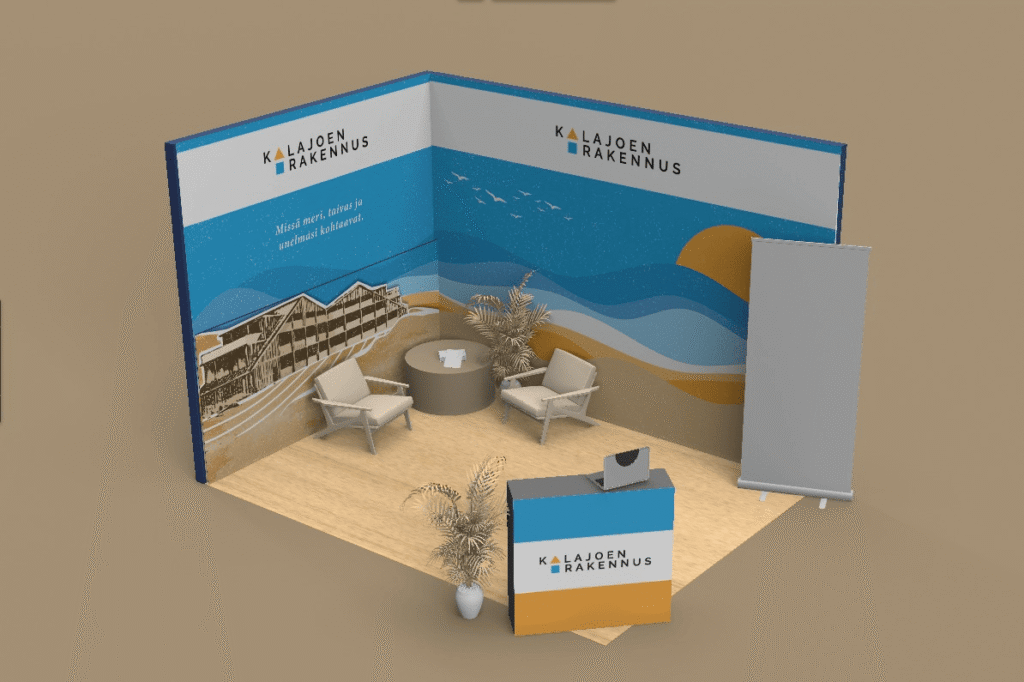 Kalajoen Rakennus messuosasto 3D