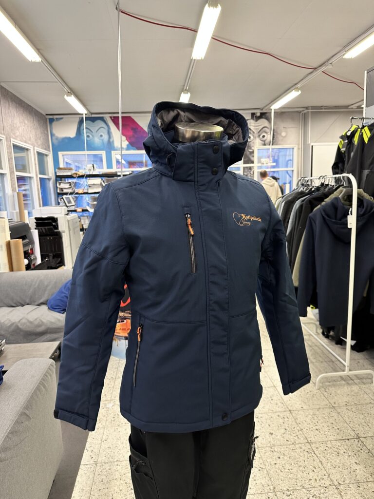 Kettupirtti softshell-takki tummansininen