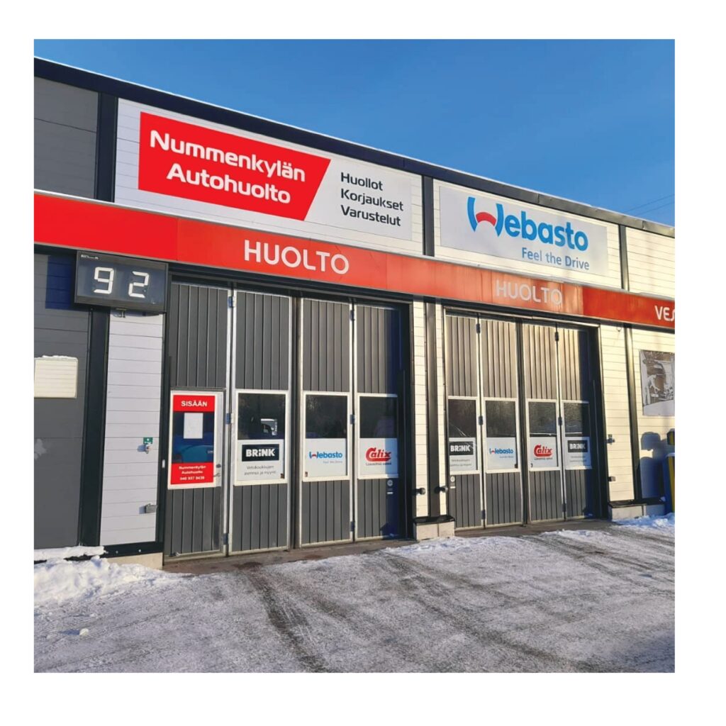 Nummenkylän Autohuolto kyltti