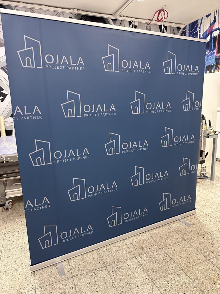 Ojala Project Partner press wall