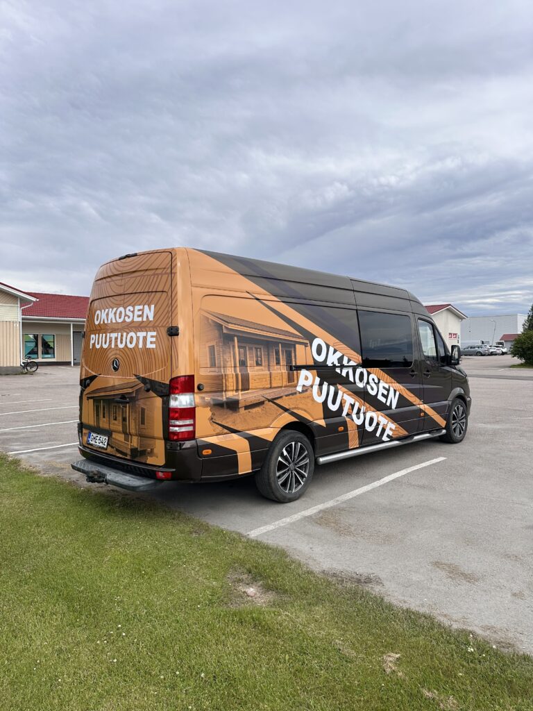 Okkosen Puutuote Mercedes Sprinter teippaus