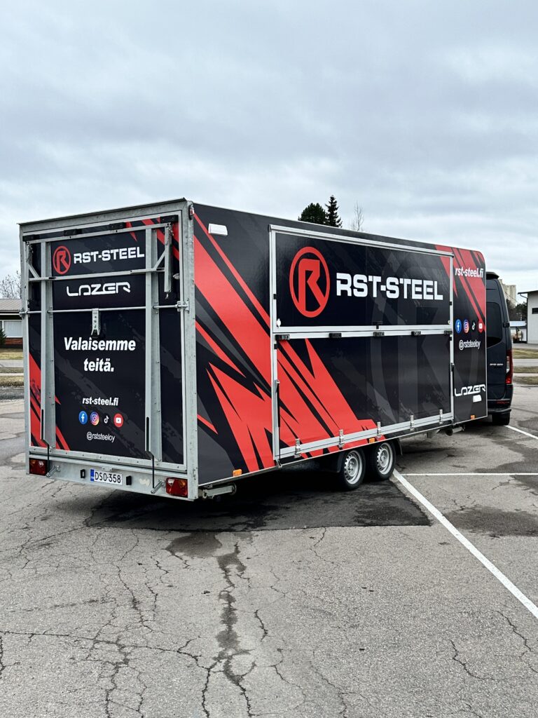 RST-Steel peräkärry takaa